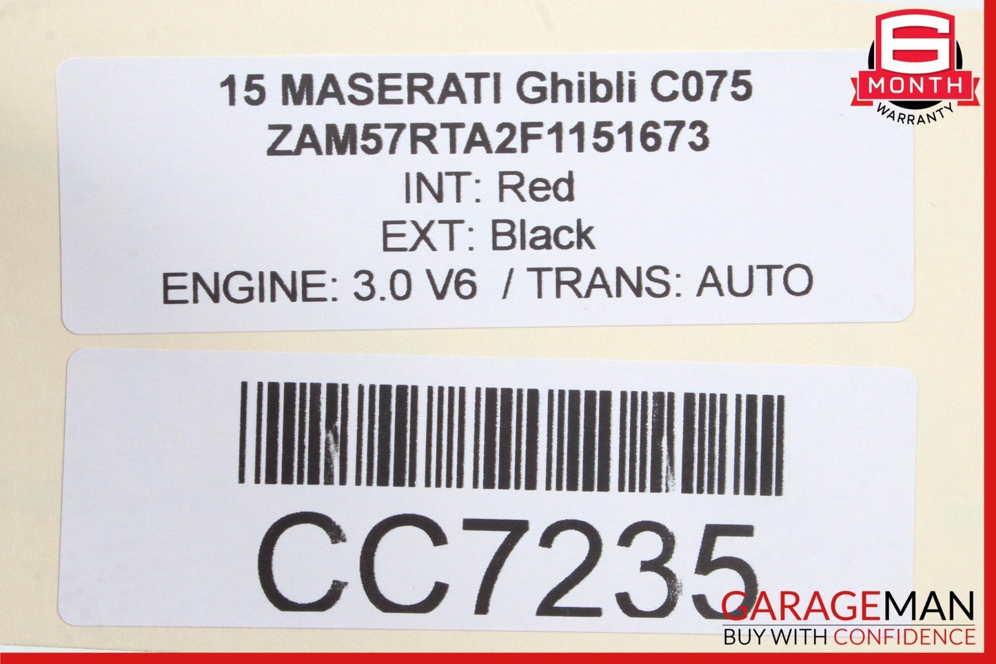 14-22 Maserati Ghibli M157 Front Right Passenger Side Interior Door Panel OEM