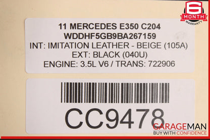 05-11 Mercedes W212 E350 RWD 7G Tronic Automatic Transmission 722.906 OEM 146k