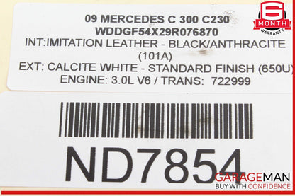 06-11 Mercedes W204 C300 Left Side Engine Motor Cylinder Head 2720104720 OEM