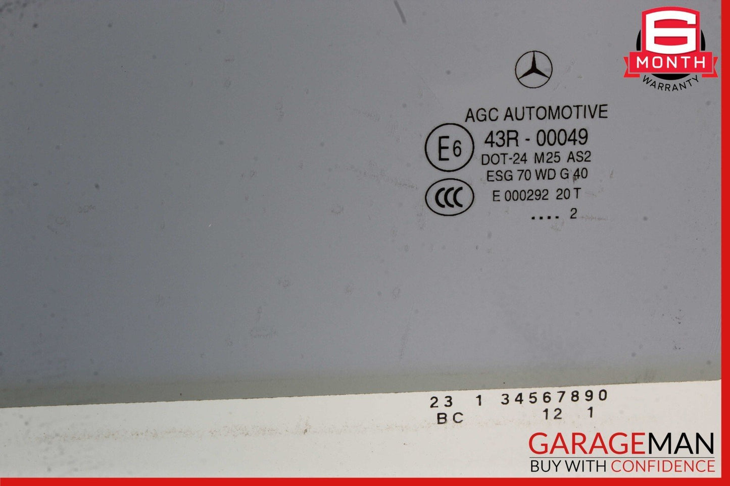 12-14 Mercedes W204 C250 C350 Coupe Front Left Side Door Window Glass OEM