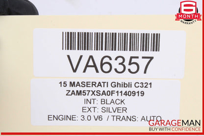 14-17 Maserati Ghibli Quattroporte Head Unit Comand FM CD Audio 670031059 OEM