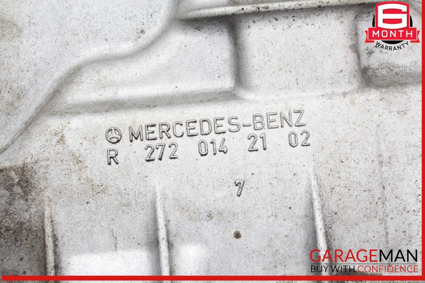 05-11 Mercedes W204 C300 Engine Upper Oil Sump Baffle Pan 2720142102 OEM