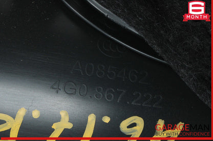 12-18 Audi A6 S6 Rear Right Passenger Side Interior Door Panel 4G0867222 OEM