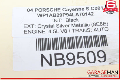 03-06 Porsche Cayenne S 955 4.5L V8 Engine Oil Pan 9481071406R OEM