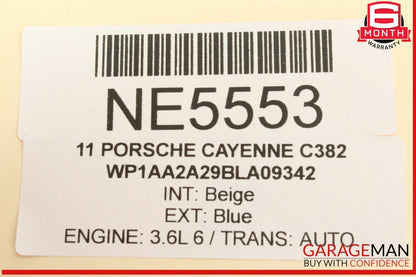 11-18 Porsche Cayenne 958 Front Windshield Wiper Motor w/ Linkage Bosch OEM