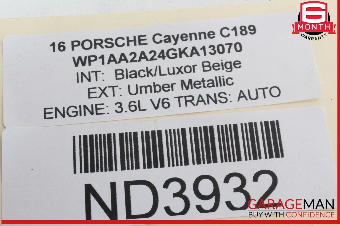 09-16 Porsche Cayenne 958 Audi S4 Engine Ignition Coil Coils Set of 6 022905715B