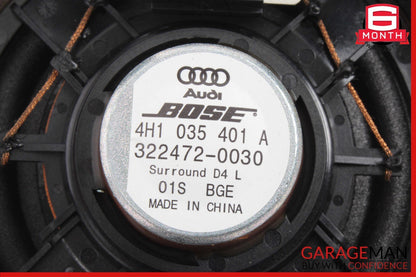 11-18 AUDI A8 QUATTRO REAR DECK LEFT / RIGHT SIDE SPEAKER BOSE SET OF 2 OEM