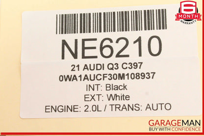 19-24 Audi Q3 Front Center Console Gear Shifter Knob Boot w/ Trim & Switches OEM