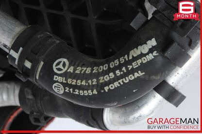 Mercedes X166 GL450 Air Intake Manifold Distributor Engine Intercooler Radiator