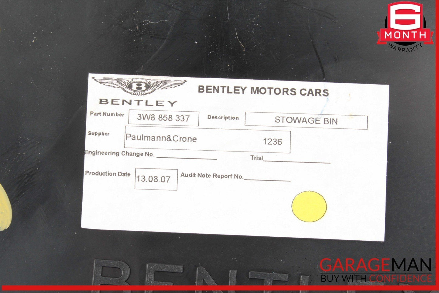 03-12 Bentley Continental GTC Center Console Shifter Trim Bezel OEM
