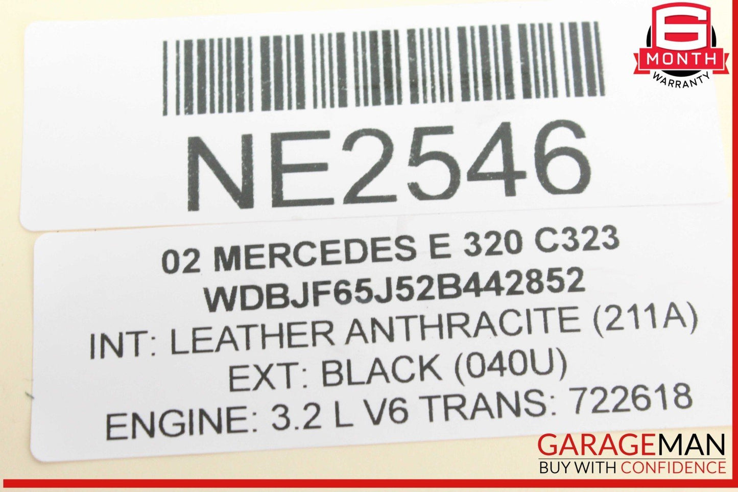 96-02 Mercedes W210 E320 E430 Front Left and Right Shock Strut Absorber Set OEM