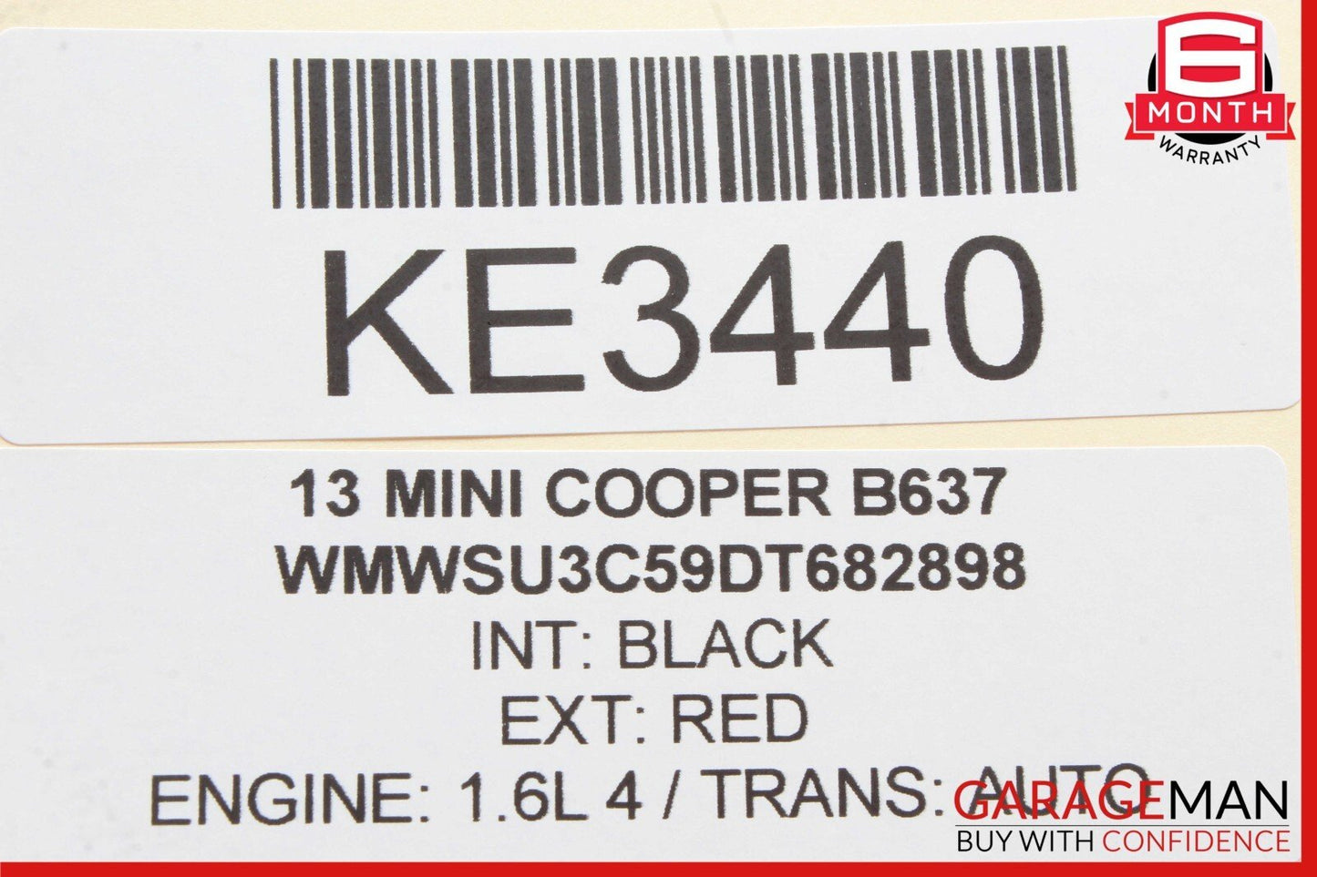 12-15 Mini Cooper Right Side Instrument Panel Glove Box Assy RG/24621/155 OEM