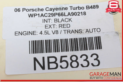 03-06 Porsche Cayenne 955 Turbo S 4.5L V8 Engine Oil Pan 9481071406R OEM