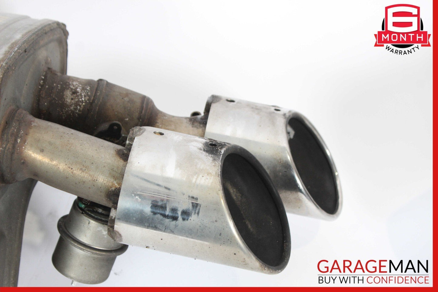 14-17 Maserati Ghibli Rear Left & Right Side Exhaust Muffler Tip Pipe Set of 2