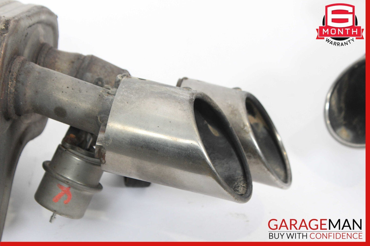14-17 Maserati Ghibli Rear Left & Right Side Exhaust Muffler Tip Pipe Set of 2