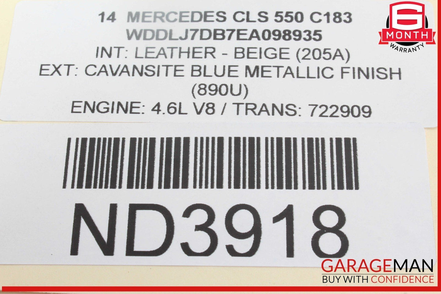 10-18 Mercedes W218 CLS550 E550 Rear Exhaust Muffler Tip Tips Set of 2 Pc OEM