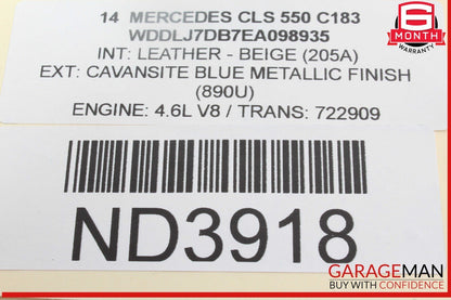 10-18 Mercedes W218 CLS550 E550 Rear Exhaust Muffler Tip Tips Set of 2 Pc OEM