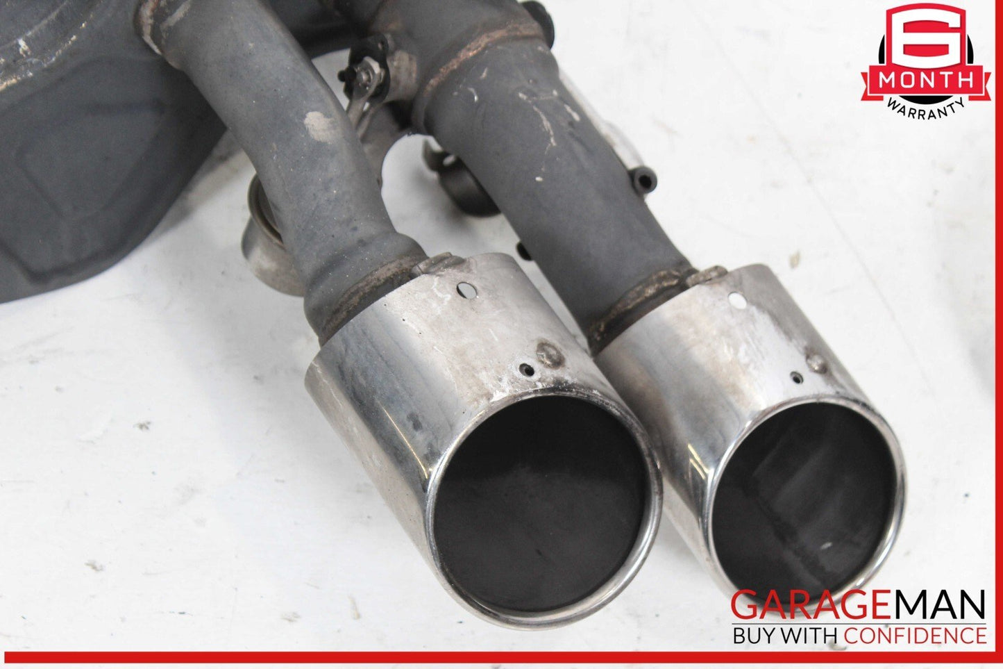 14-17 Maserati Quattroporte SQ4 Rear Right & Left Exhaust Muffler Dual Tip OEM