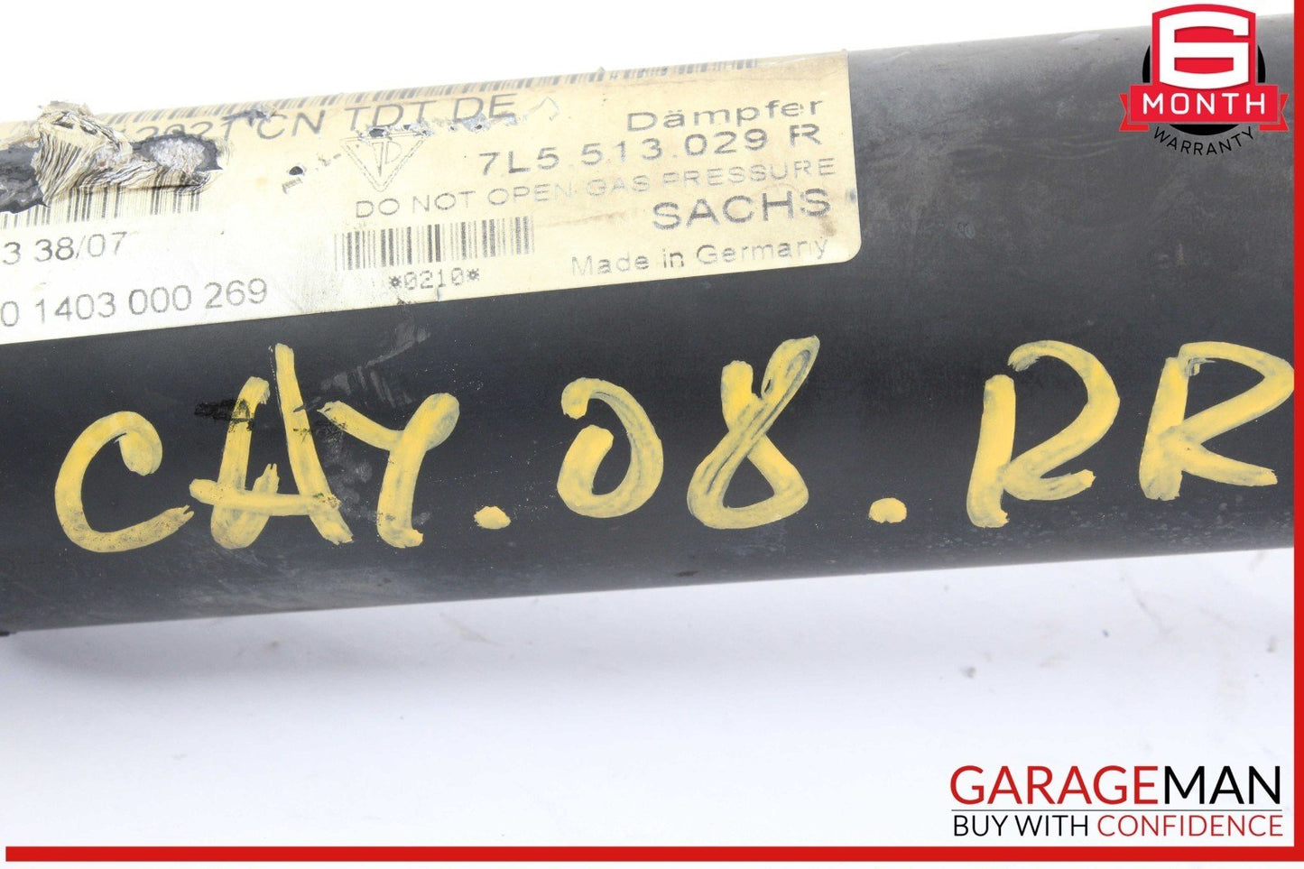08-10 Porsche Cayenne S 957 Rear Left and Right Side Shock Strut Absorber OEM