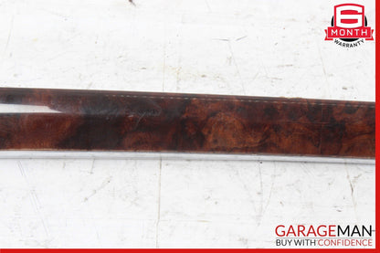 07-13 Mercedes W221 S550 Dash Center Cover Panel Air Vent w/ Door Wood Bezel Set