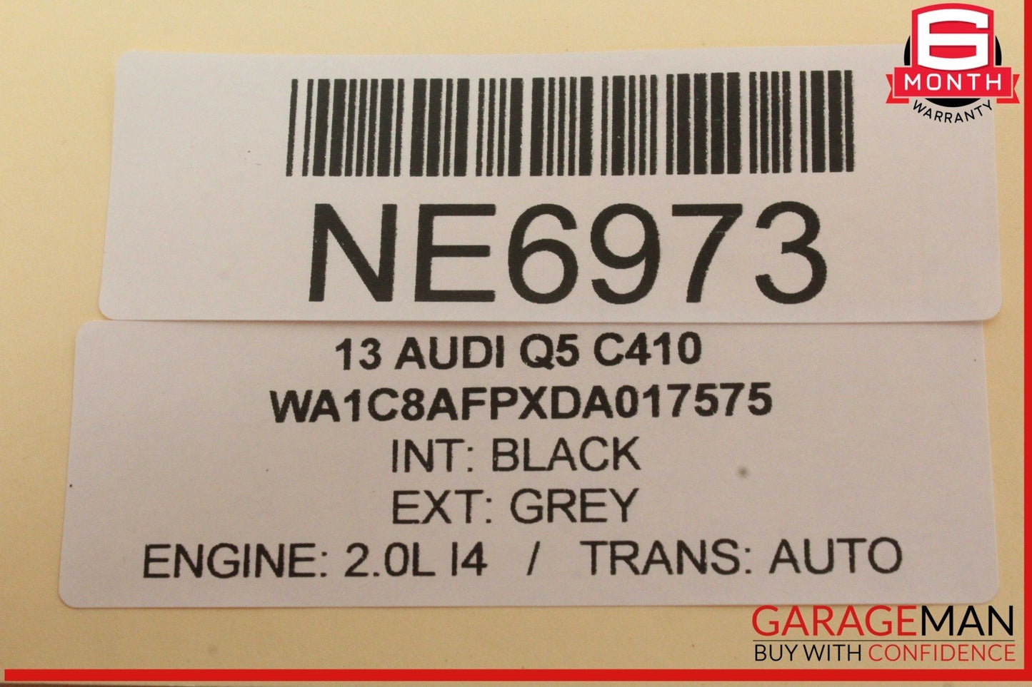09-16 Audi Q5 Front Center Dash Display Screen Monitor 8R0919604