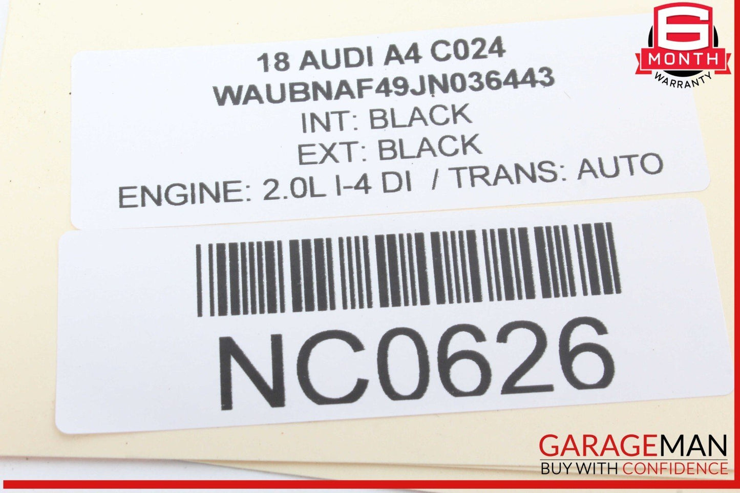 17-24 Audi A4 Front Left & Front Right Side Door Sill Plate Cover Trim OEM
