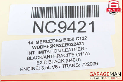 10-18 Mercedes W212 E350 Rear Left & Right Side Brake Caliper Calipers Set OEM