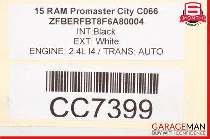 14-22 Ram Promaster City Roof Luggage Front & Rear Rack Rail Set of 2 Pc OEM