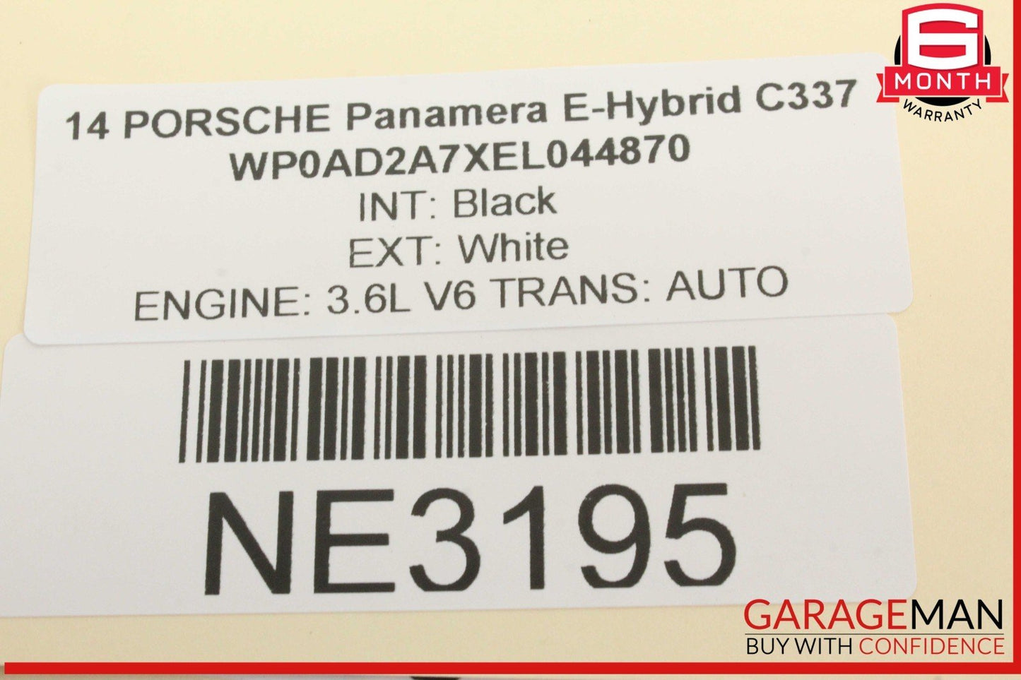 10-16 Porsche Panamera 970 E-Hybrid Front Left Side Memory Seat Switch w/ Trim