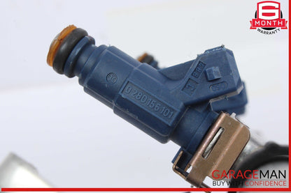 03-06 Porsche Cayenne S 955 4.5L V8 Fuel Injector Line Rail w/ Injectors OEM