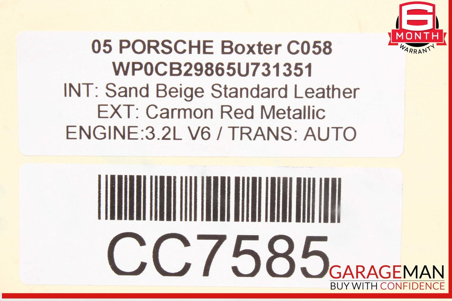 05-08 Porsche Boxster 987 Rear Bumper Cover Panel Assembly OEM