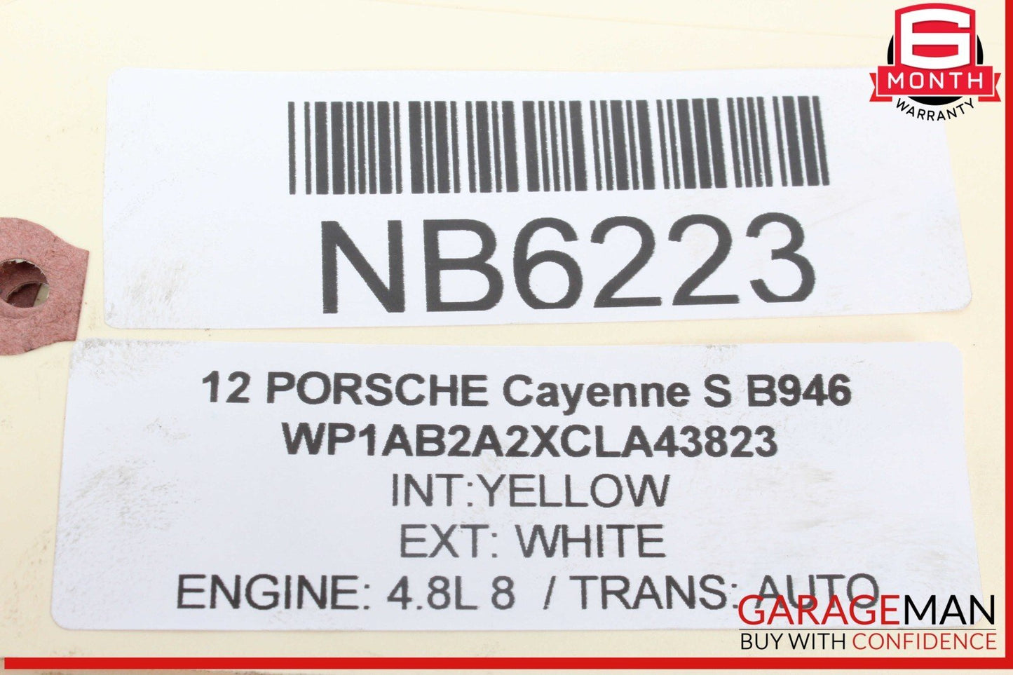 10-16 Porsche Cayenne S 958 Panamera 970 S 4.8L Left Side Cylinder Head OEM