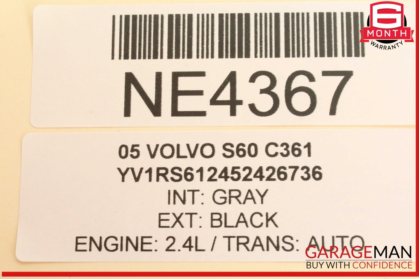 01â09 Volvo S60 S80 V70 XC70 Rear Right and Left Side Shock Strut Absorber OEM