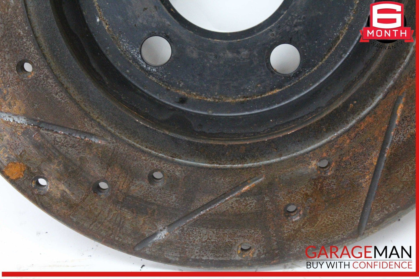 09-16 Audi A4 Rear Left and Rear Right Side Brake Disc Rotor Set OEM