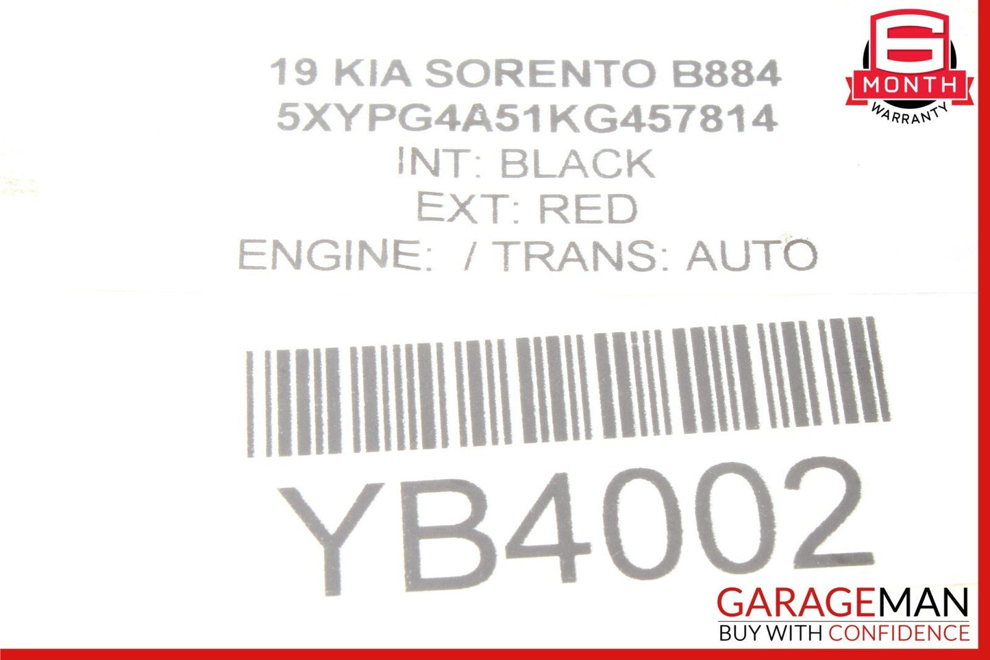 16-20 Kia Sorento Rear Left Side & Rear Right Side Wheel Brake Caliper