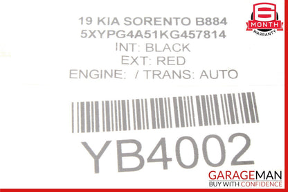 16-20 Kia Sorento Rear Left Side & Rear Right Side Wheel Brake Caliper