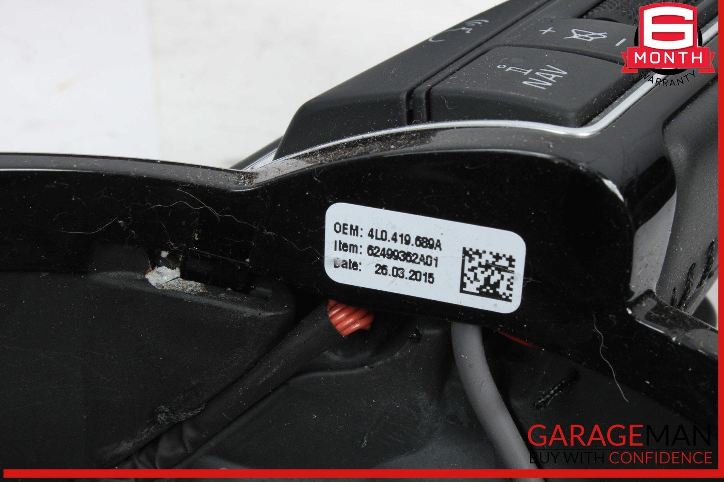 13-17 Audi Q5 A4 Front Left Driver Side Steering Wheel Black 4L0419091 OEM