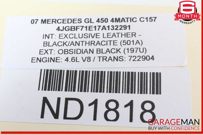06-12 Mercedes X164 GL450 4MATIC ML550 Upper Radiator Core Tie Bar Support OEM