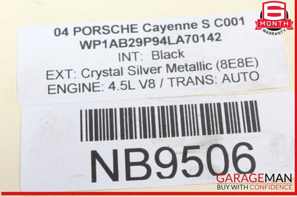 03-06 Porsche Cayenne S 955 Right Side Engine Cylinder Head 948105121 OEM