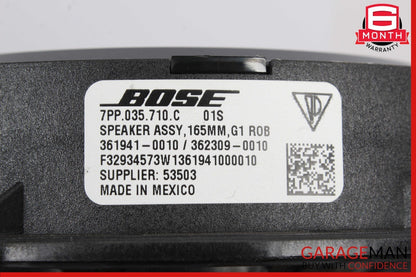 11-18 Porsche Cayenne 958 S Rear Left & Right Door Audio Sound Speakers Set OEM