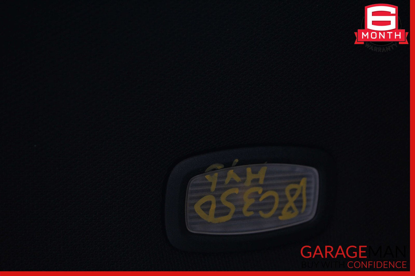 15-20 Mercedes W205 C350e Roof Headliner Pillar Trim Assembly Suede Black
