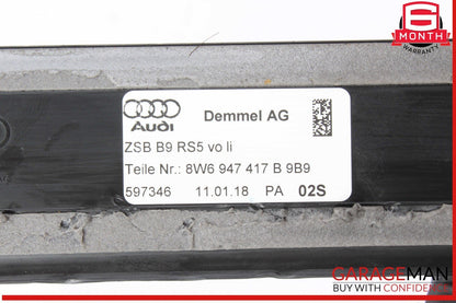 18-23 Audi RS5 Front Left and Front Right Side Door Sill Trim Set 8W6947417B OEM