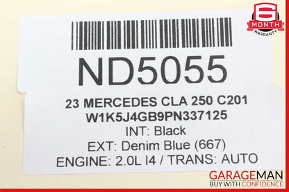 20-23 Mercedes W118 CLA250 Front Left Driver Side Window Regulator Assembly