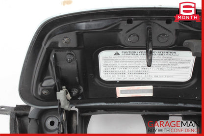 11-12 Nissan Leaf Front Charge Port Door Cover w/ Bracket Emblem & Latch OEM