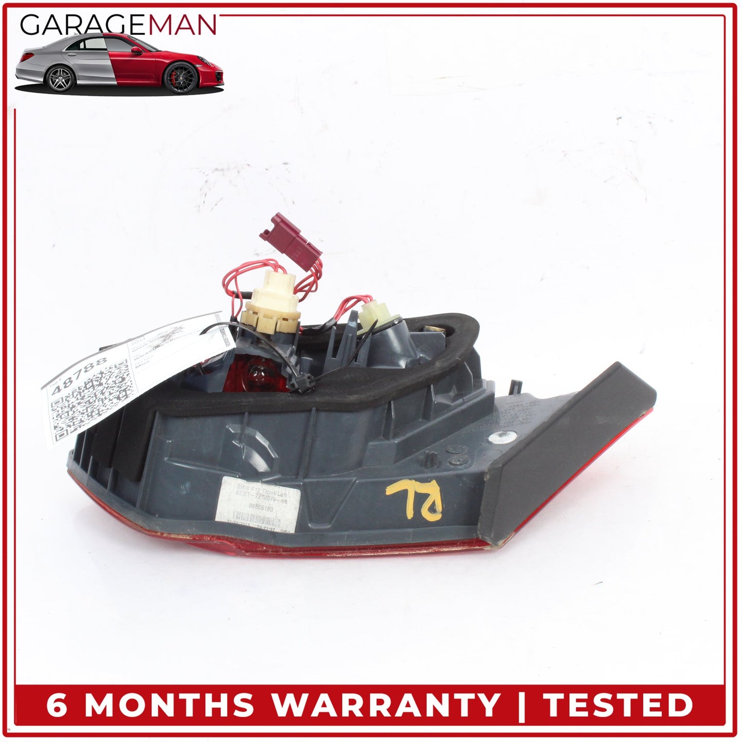 2012-2019 BMW 650i F06 Rear Left Driver Side Inner Tail Light Lamp 7210579 OEM