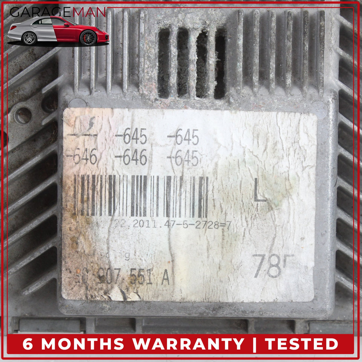 2012-2015 Audi A7 A6 3.0L Engine Computer Control Module Unit 4G0907551A OEM