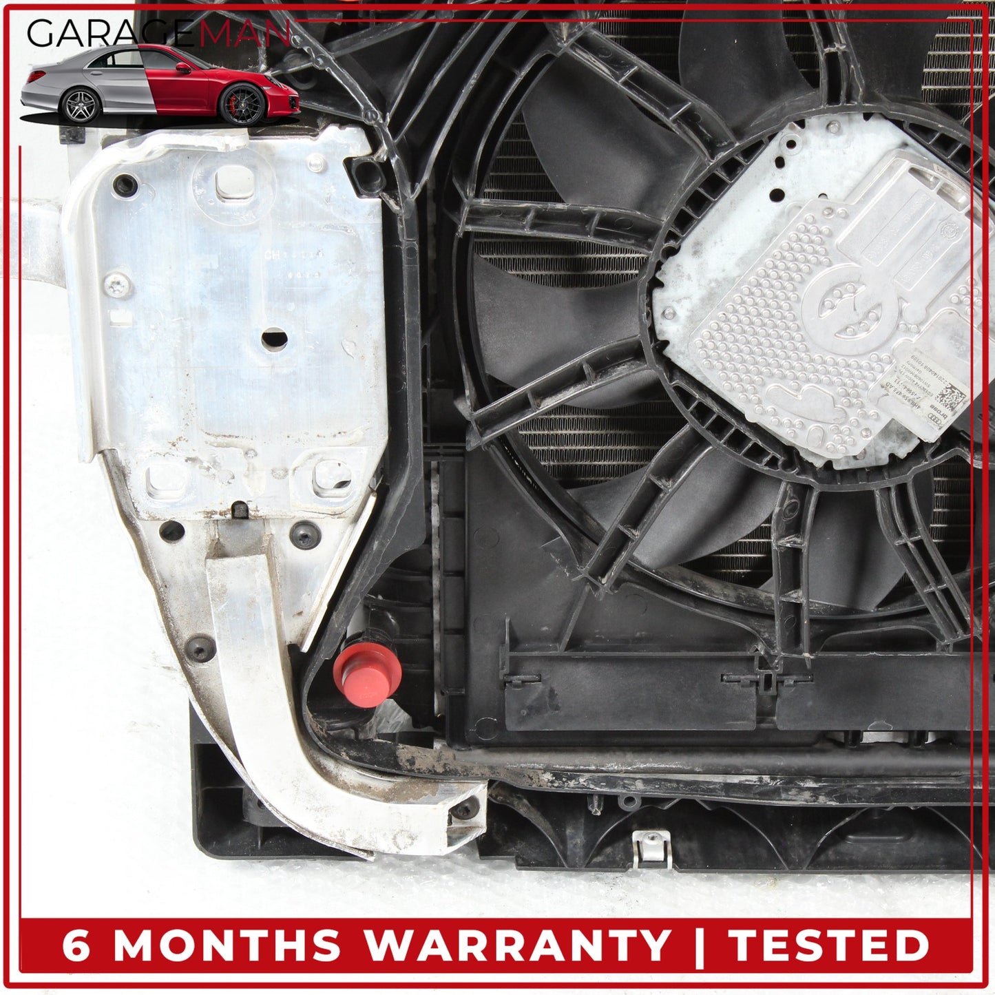 2012-2018 Audi A6 A7 Front Engine Cooling Radiator Core Support Assembly OEM