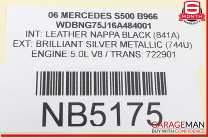 00-06 Mercedes W220 S500 Front Left & Right Side Door Sound Speaker Set