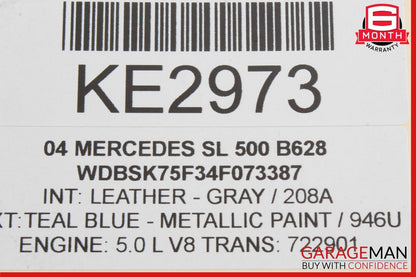 03-06 Mercedes R230 SL500 M113 5.0L Engine Motor Wire Wiring Cable Harness OEM