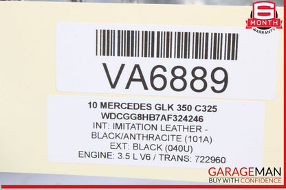 08-12 Mercedes X204 GLK350 E350 4Matic Engine Motor Lower & Upper Oil Pan OEM